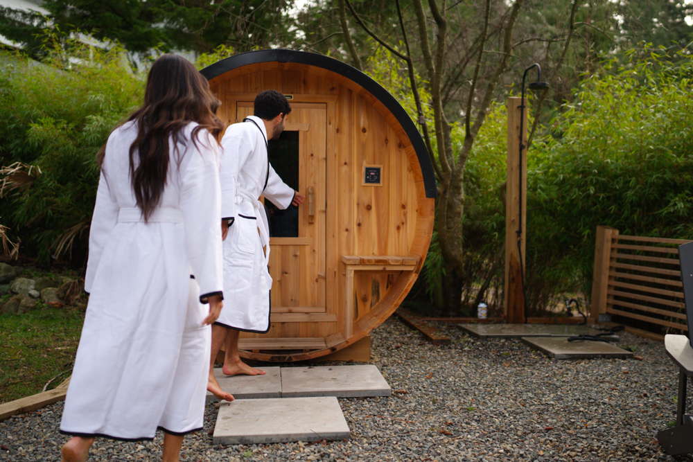 Nootka Cube Outdoor Sauna