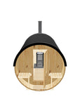 10ft Sauna | wood | Black High Performance Metal Roof | No Rear Window | Standard Door